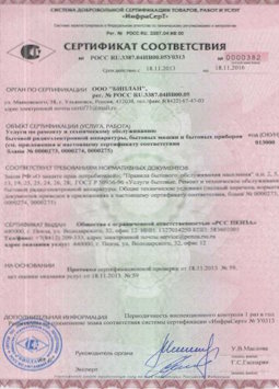 25.06.2015 Екатеринбург - Услуги по ремонту и техническому обслуживанию приборов радиоэл. аппаратуры